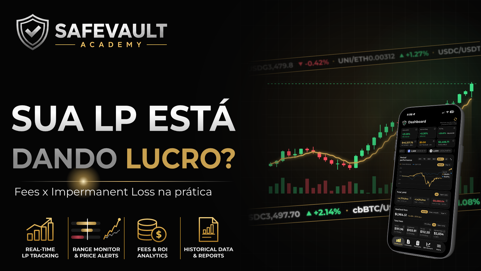 Fees vs Impermanent Loss: como saber se uma LP está dando lucro?