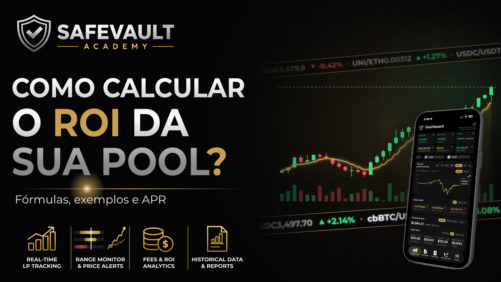 Como calcular ROI e performance de uma liquidity pool?