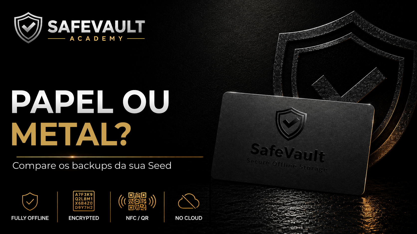 Papel ou metal? Qual é o melhor backup para sua Seed?