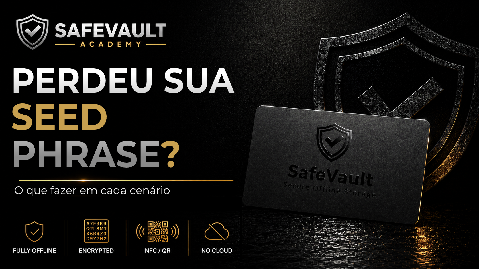 O que acontece se você perder sua Seed Phrase?