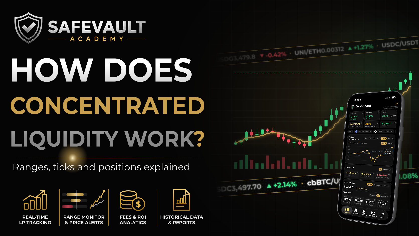 Concentrated liquidity: how do ranges, ticks and positions work?