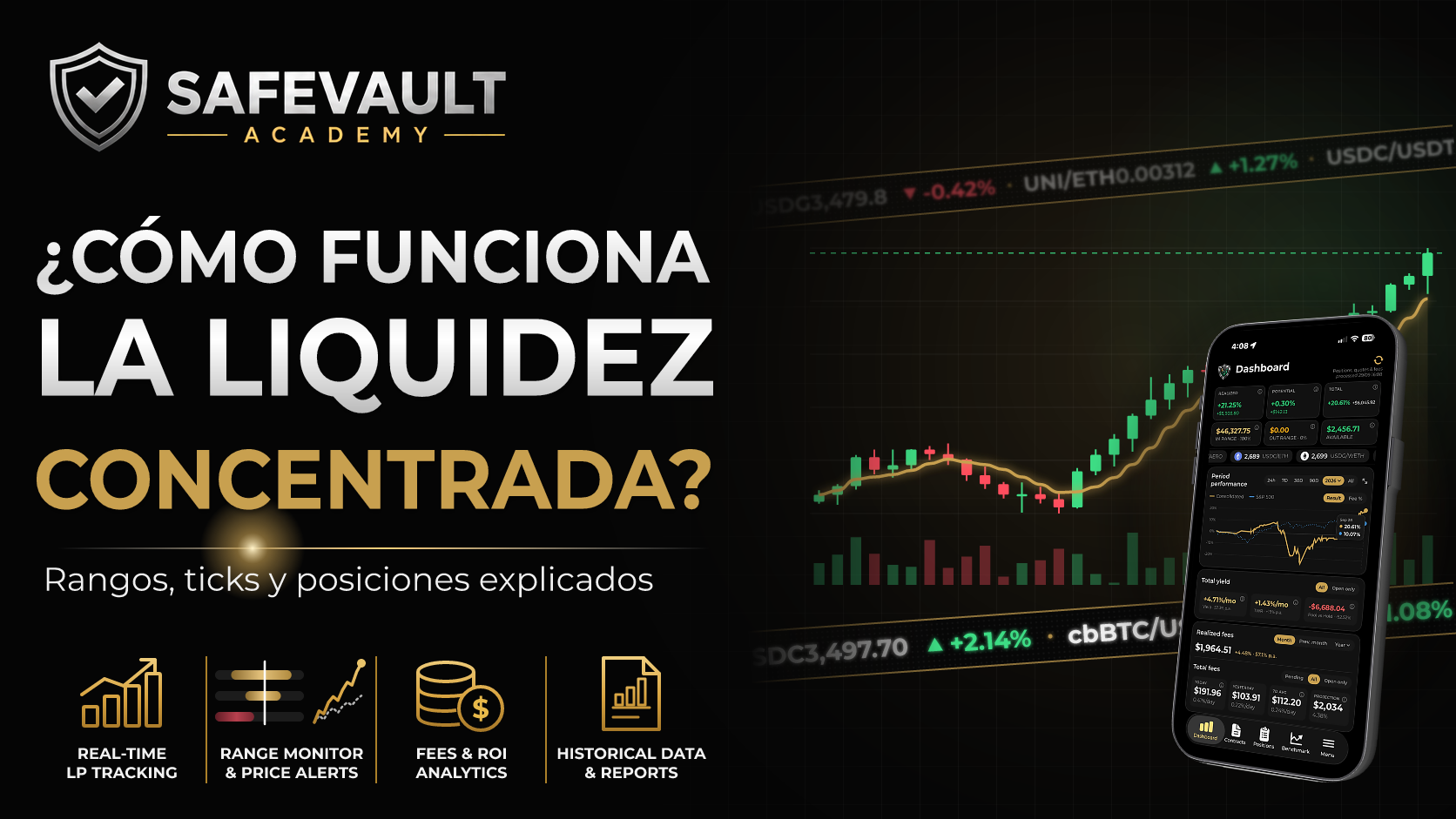 Concentrated liquidity: ¿cómo funcionan los rangos, los ticks y las posiciones?