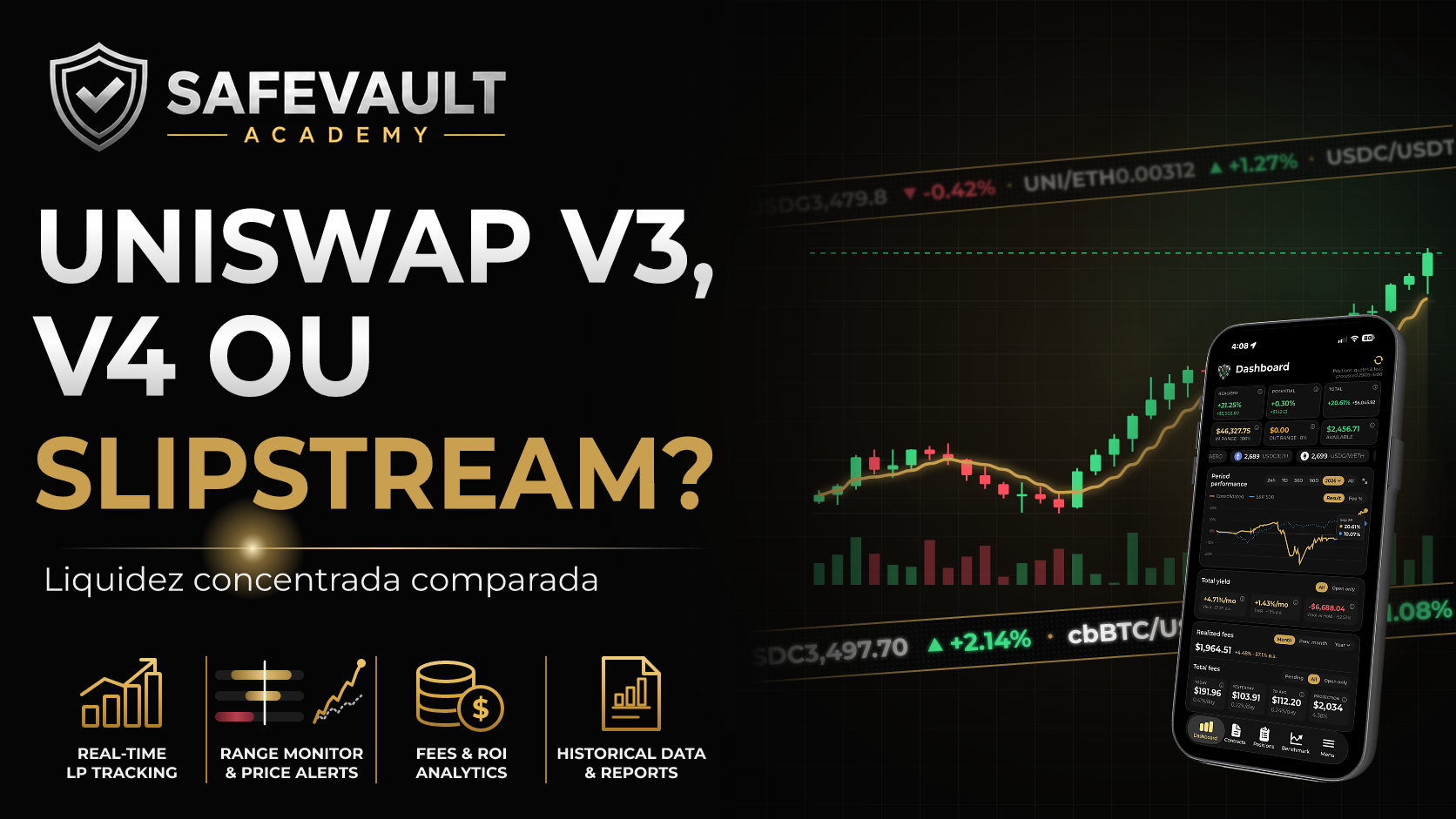 Uniswap V3, Uniswap V4 e Aerodrome Slipstream: qual é a diferença?